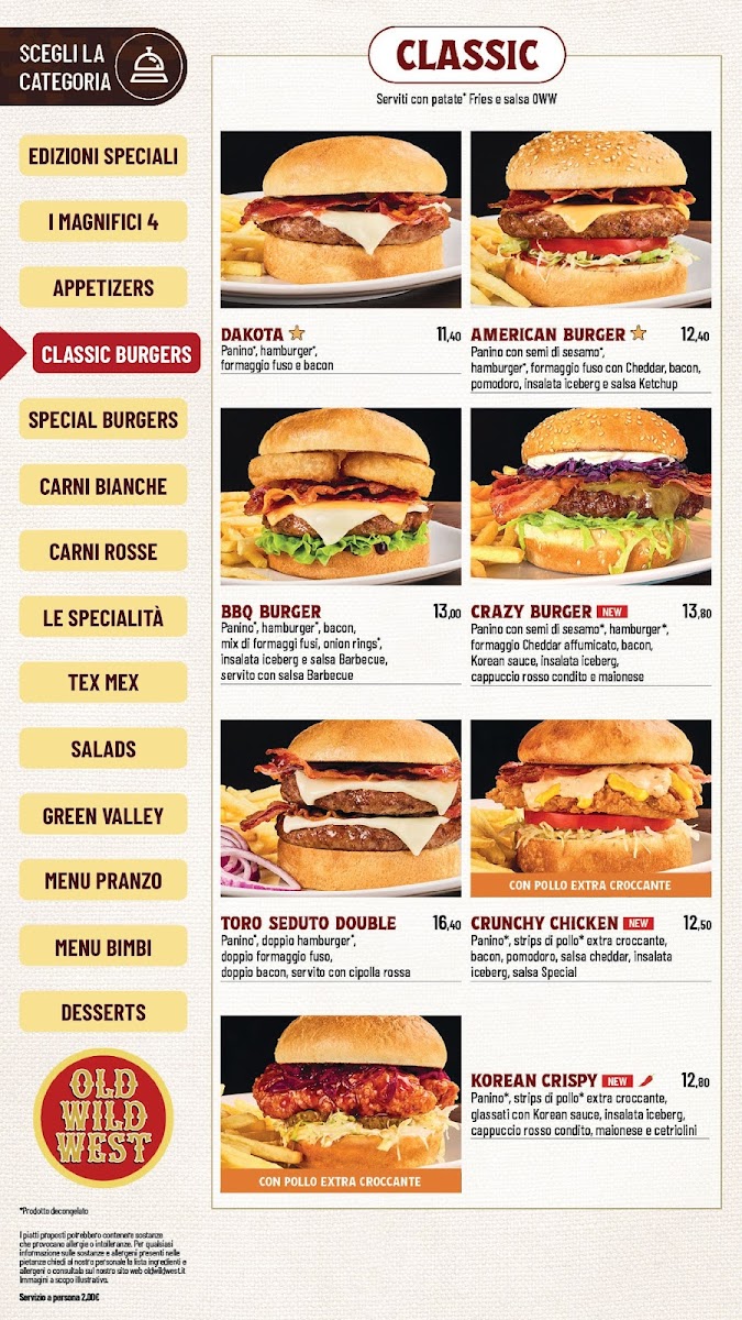 Menu Old Wild West - Carpi-4