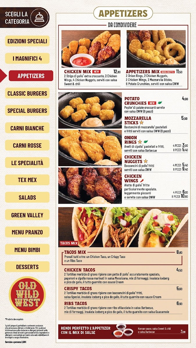 Menu Old Wild West - Carpi-7