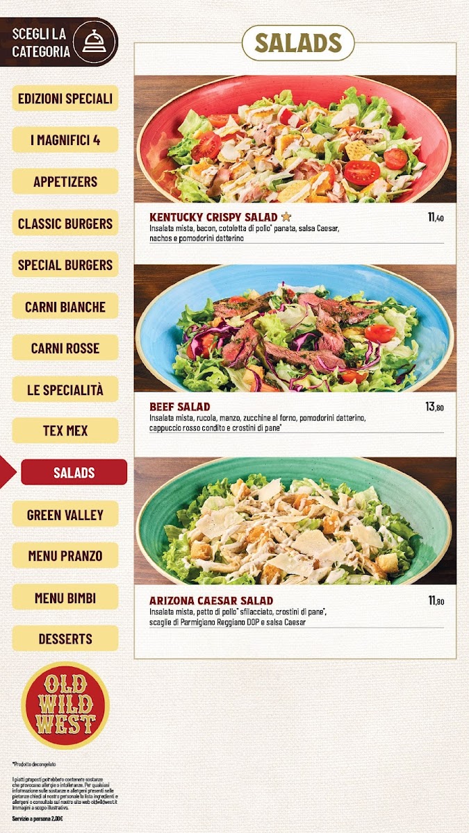 Menu Old Wild West - Carpi-8