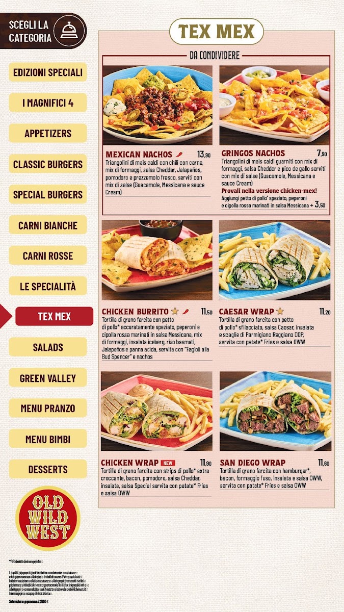 Menu Old Wild West - Carpi-9
