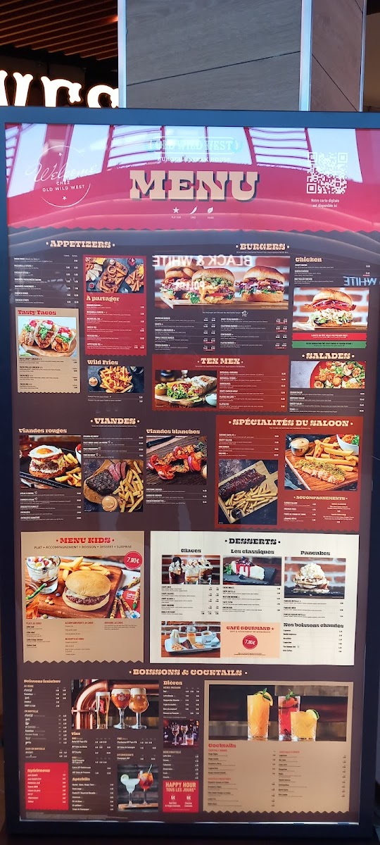 Menu Old Wild West-10