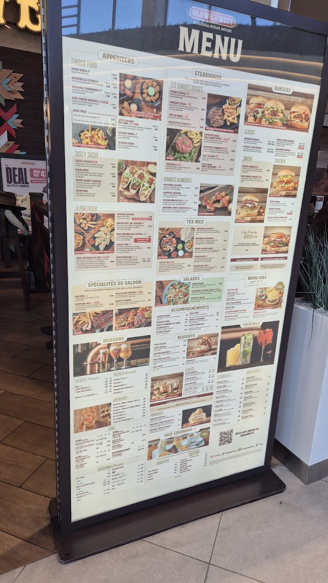 Menu Old Wild West-6