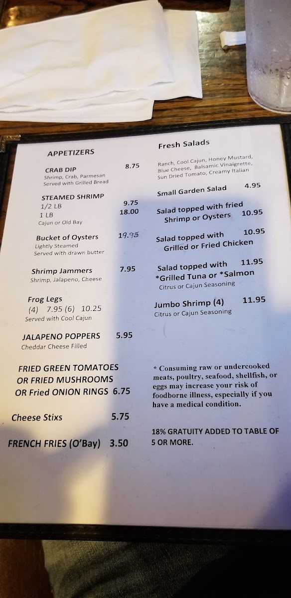 Menu Olde Salty-7