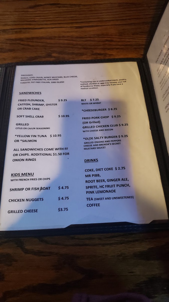 Menu Olde Salty-8