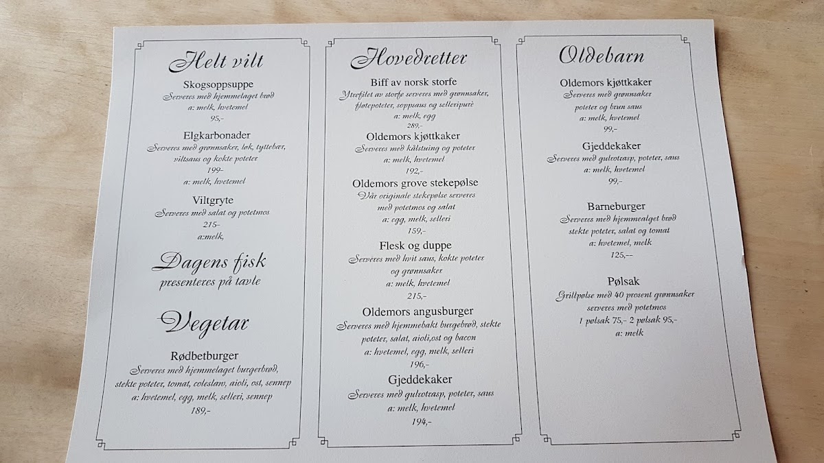 Menu Oldemors Karjol-1