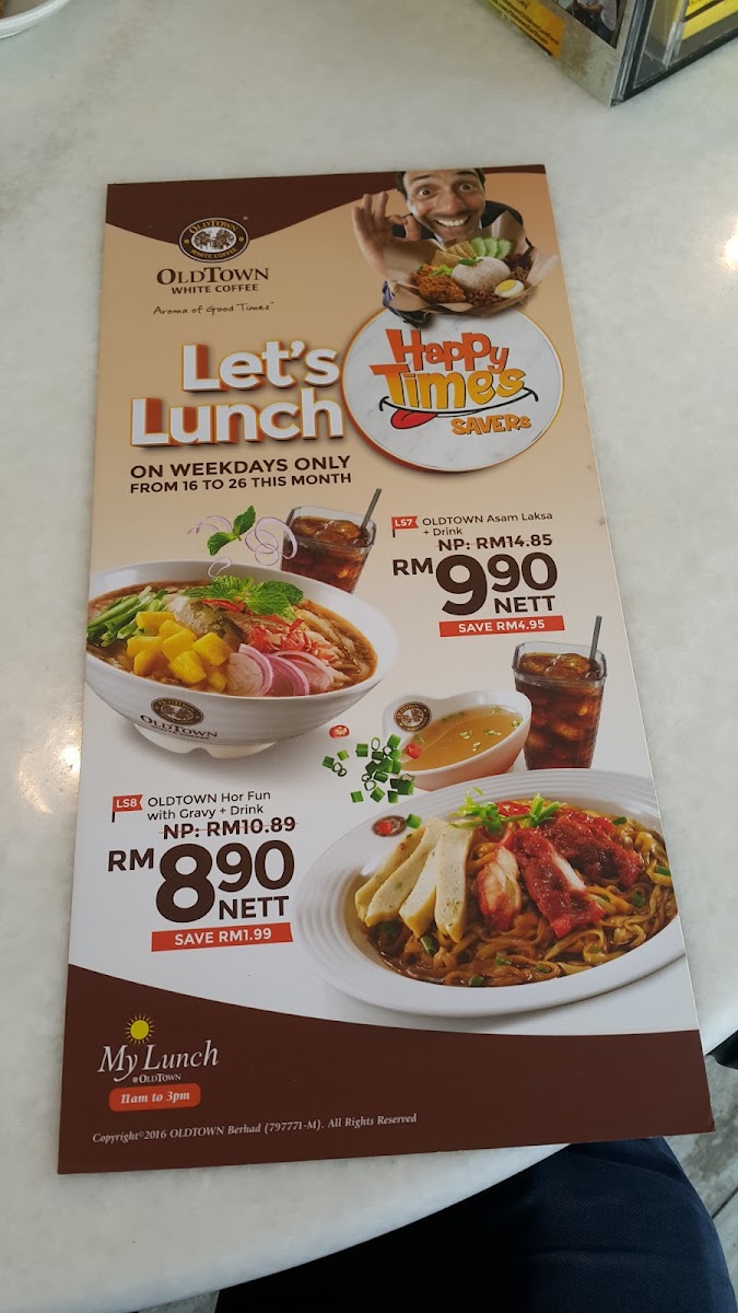 Menu Oldtown White Coffee @ Cimb Menara Commerce-10