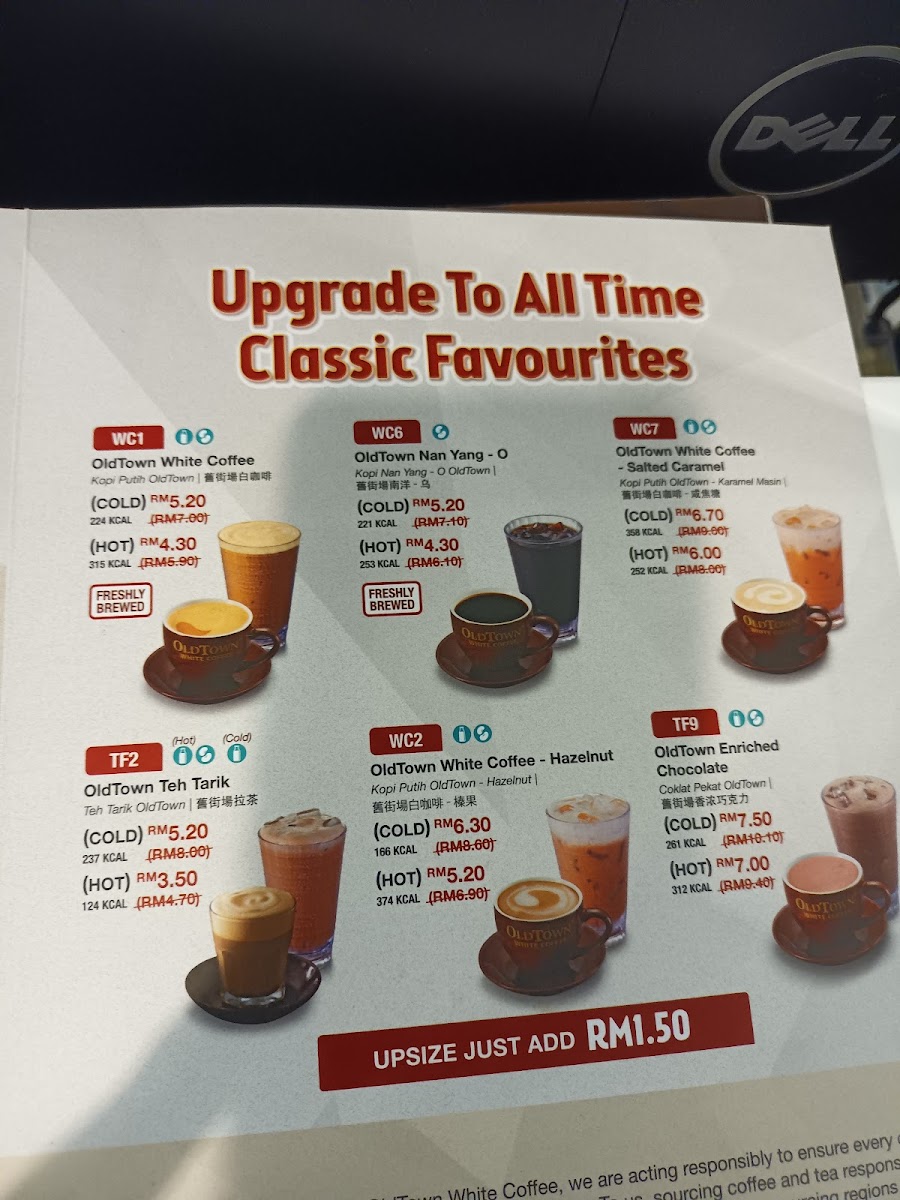 Menu Oldtown White Coffee @ Cimb Menara Commerce-5