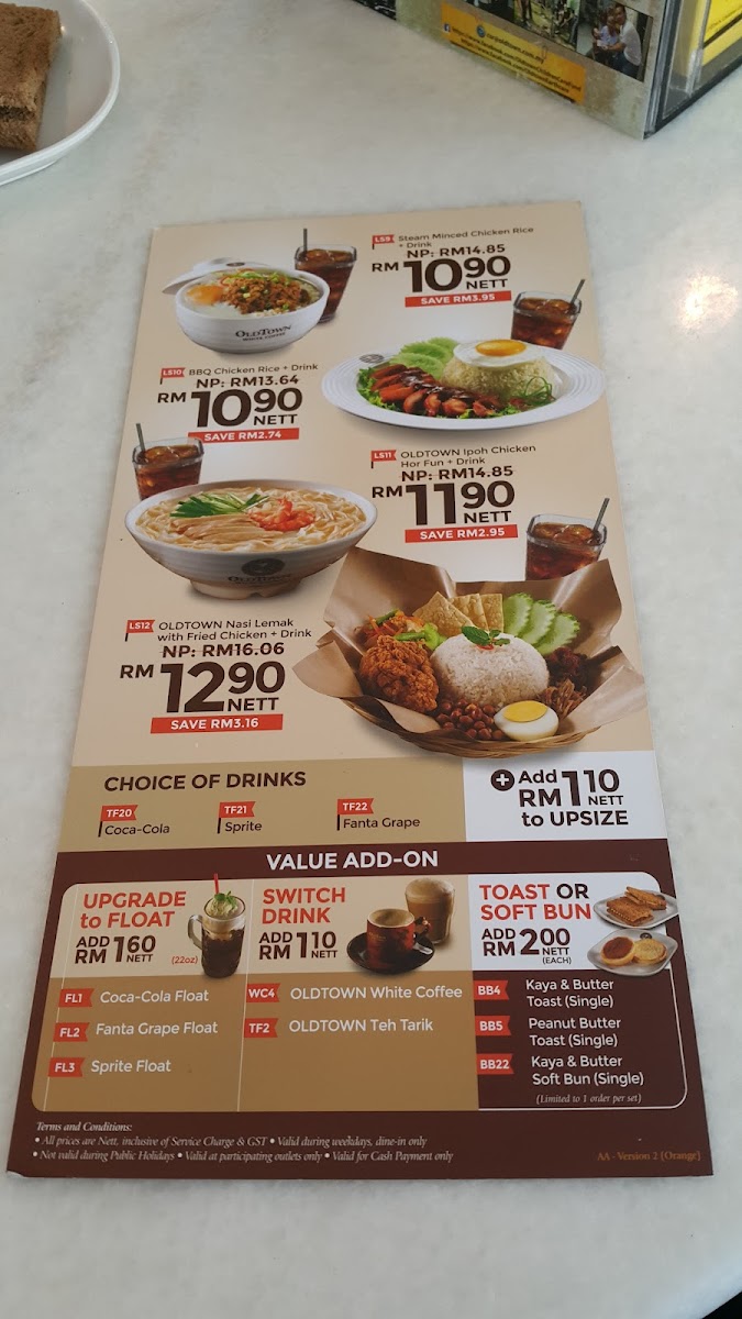 Menu Oldtown White Coffee @ Cimb Menara Commerce-9