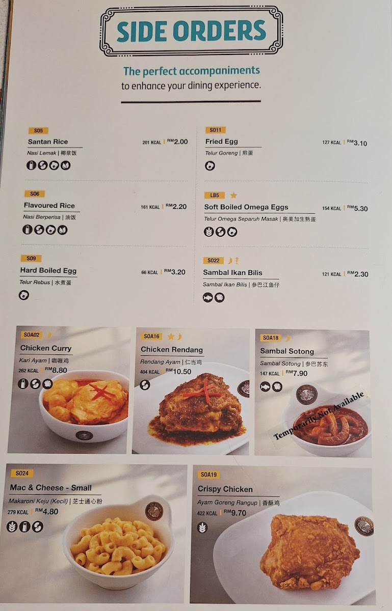 Menu Oldtown White Coffee @ Nu Sentral-4