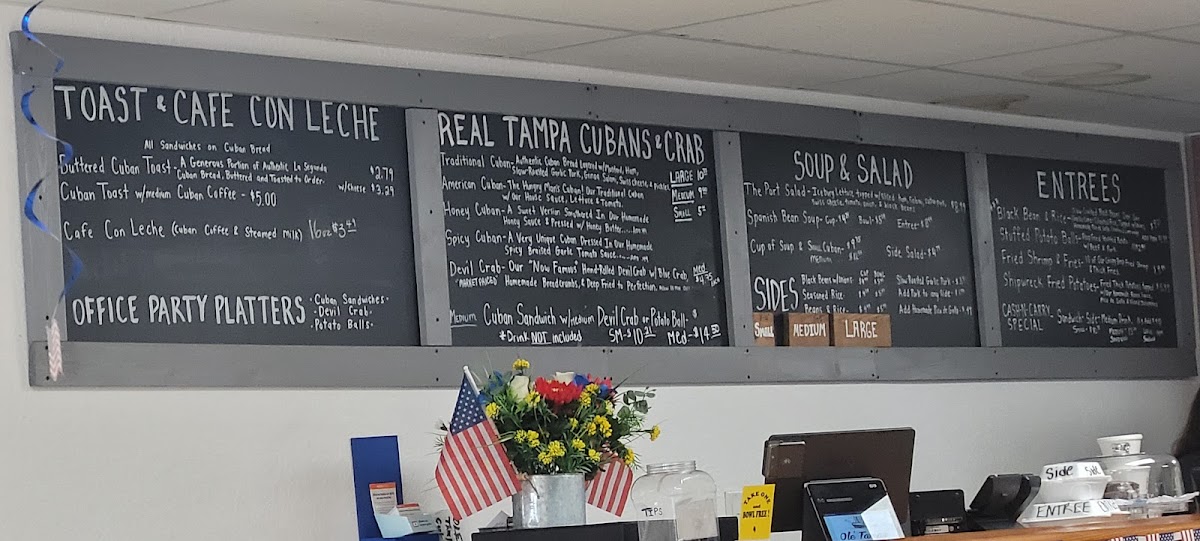 Menu Ole Tampa Cubans-1