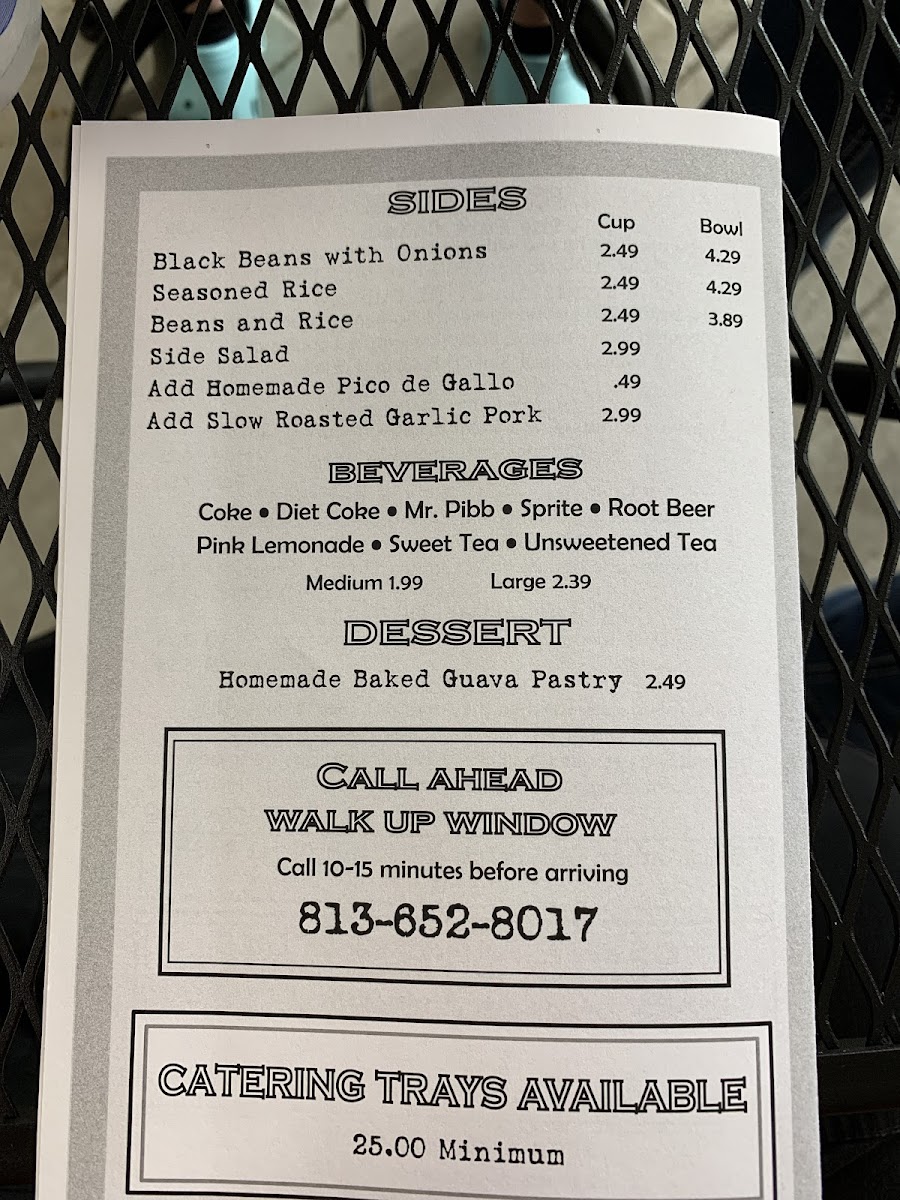 Menu Ole Tampa Cubans-3