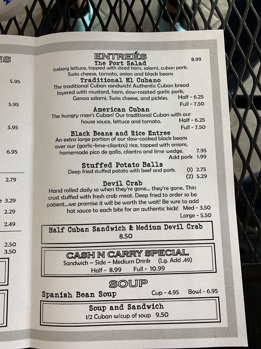 Menu Ole Tampa Cubans-4