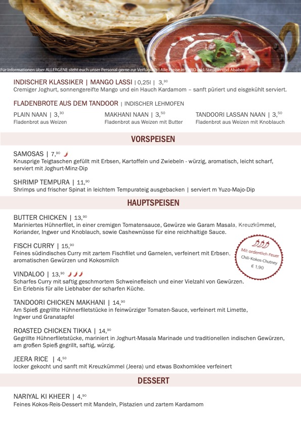 Menu Oleander Romantik-Heuriger & Zimmer-1