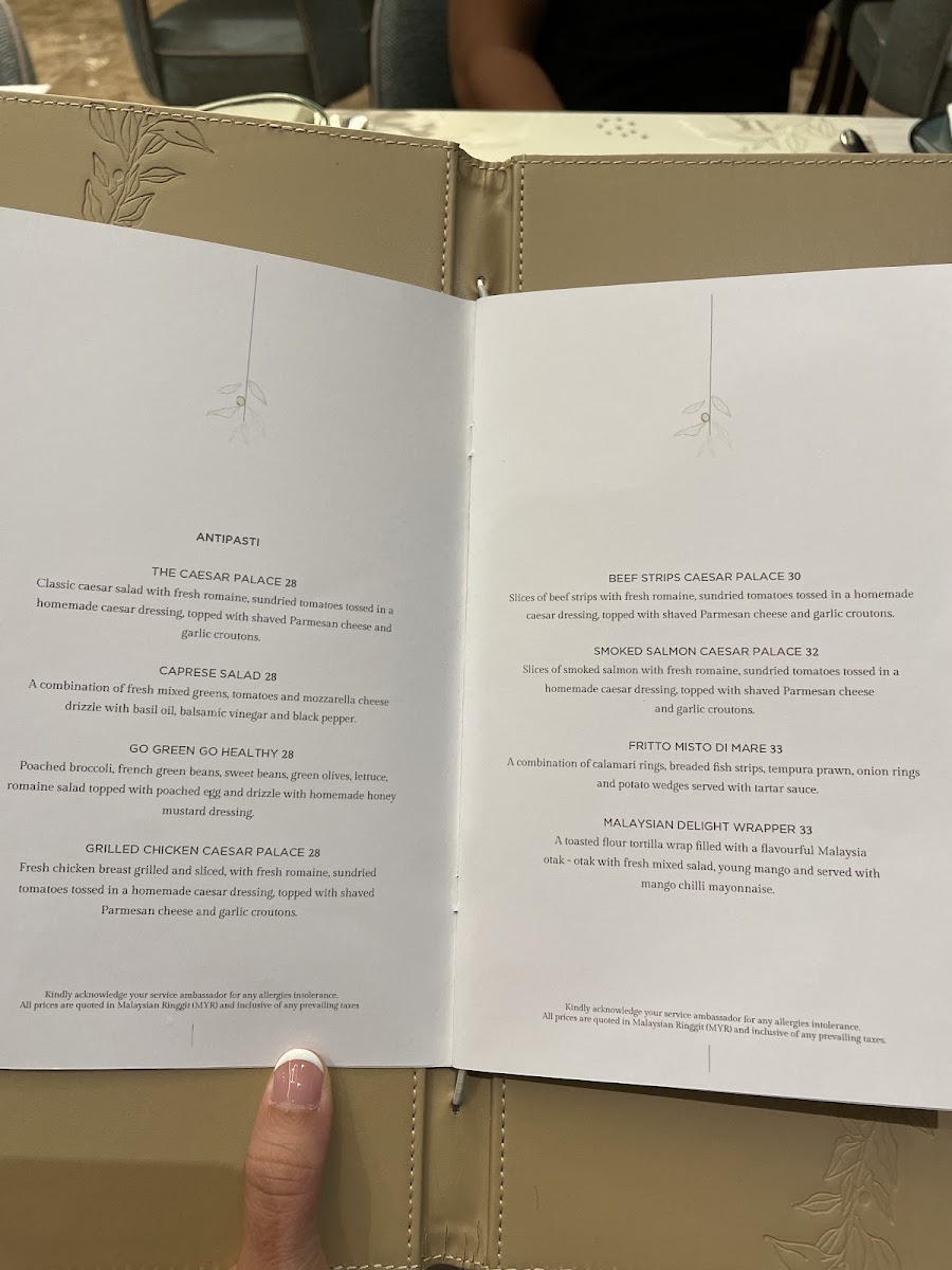 Menu Oliva Cafe @ Opero Hotel-1