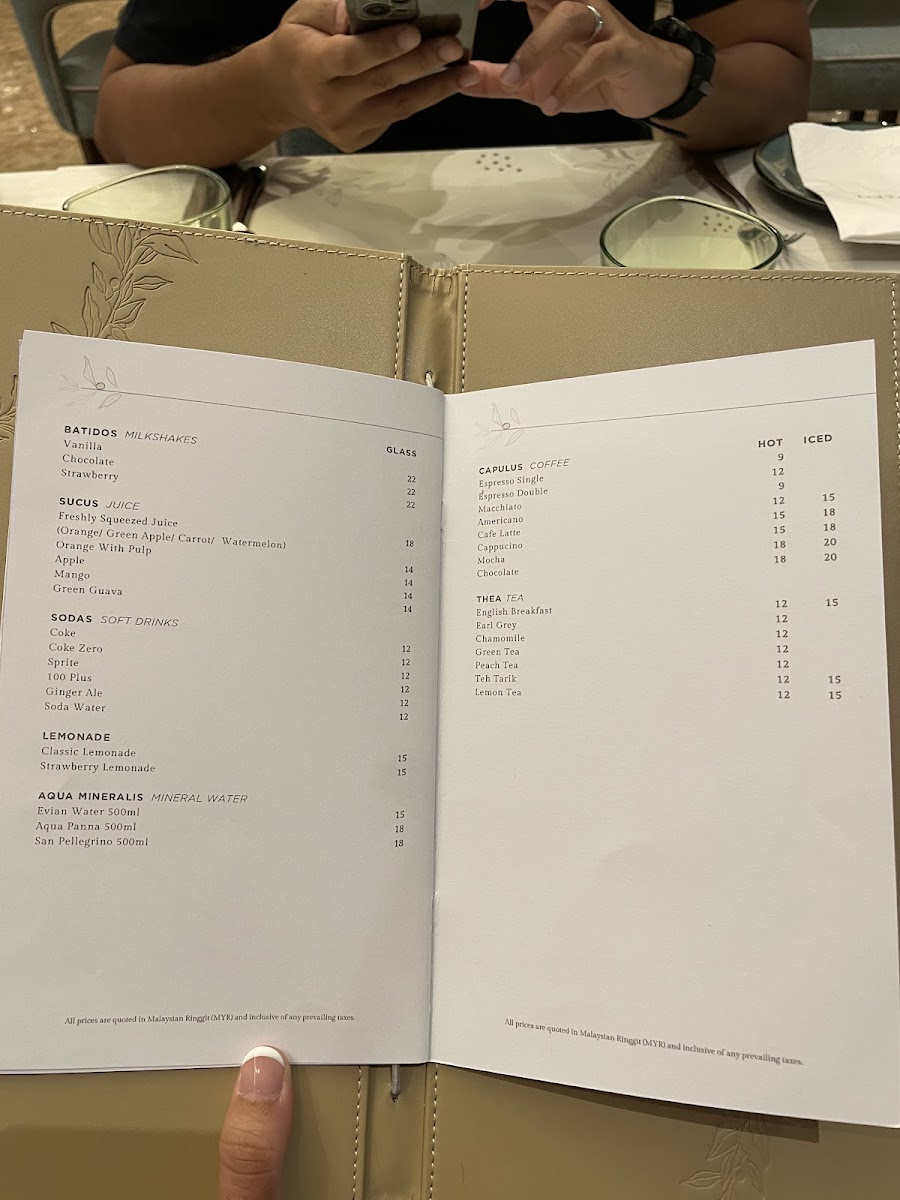 Menu Oliva Cafe @ Opero Hotel-4