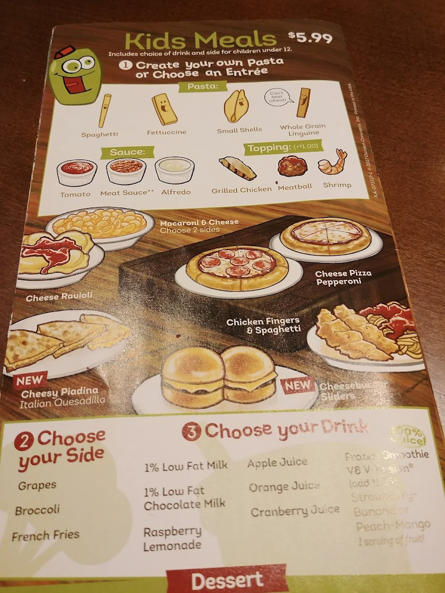 Menu Olive Garden Italian Restaurant-5