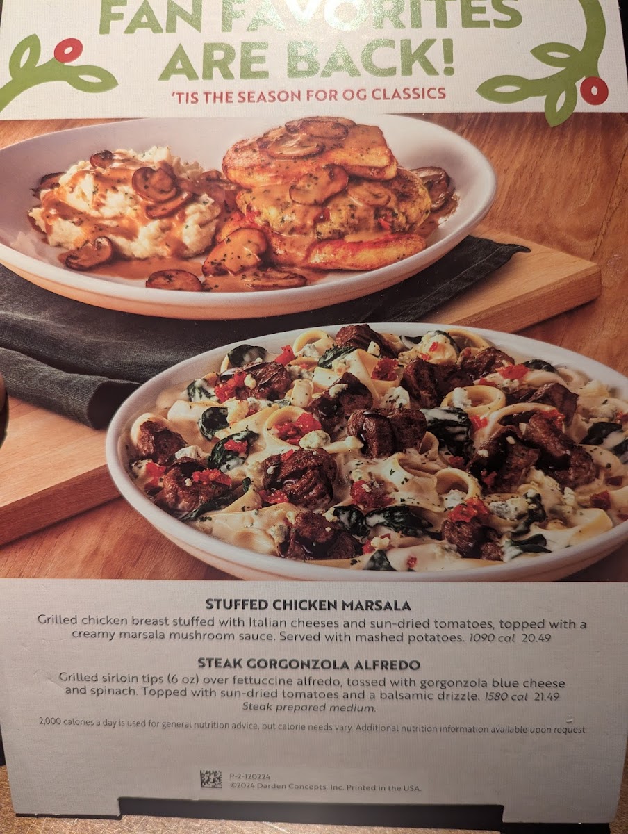 Menu Olive Garden Italian Restaurant-8