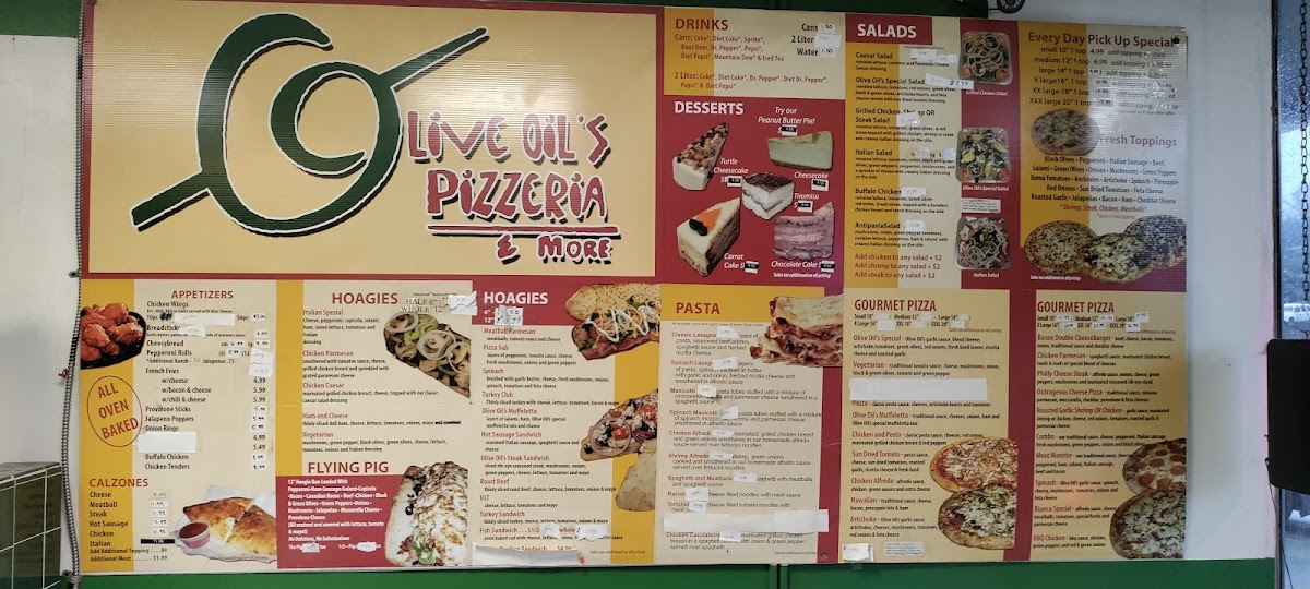 Menu Olive Oils Pizzeria & More-1