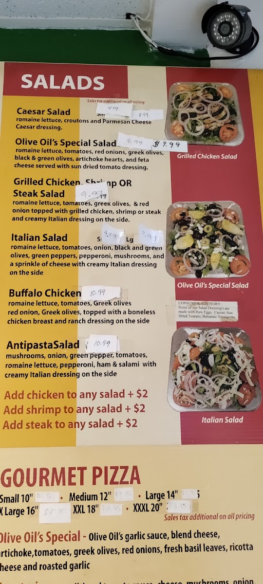 Menu Olive Oils Pizzeria & More-10