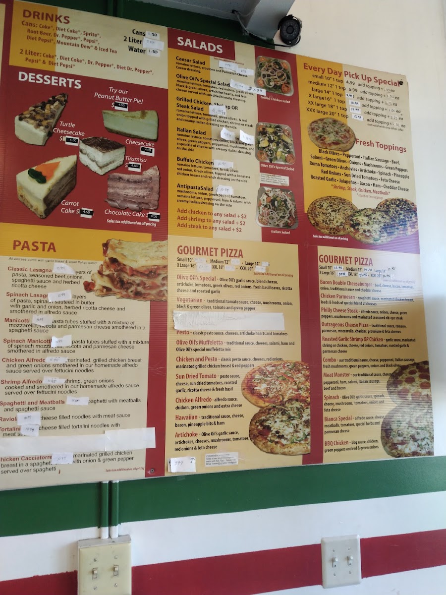 Menu Olive Oils Pizzeria & More-3
