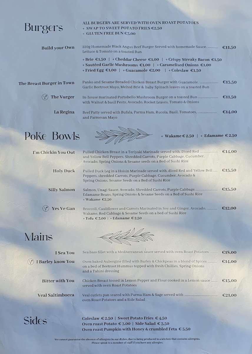 Menu Olive3-6