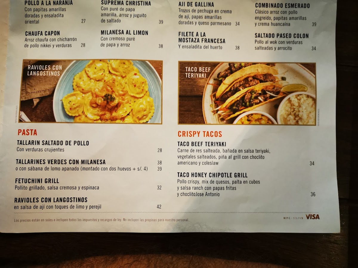 Menu Oliver - Jockey Plaza-9