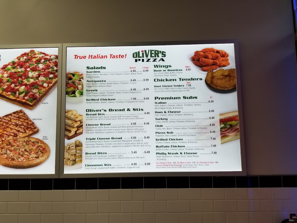 Menu Oliver's Pizza-4