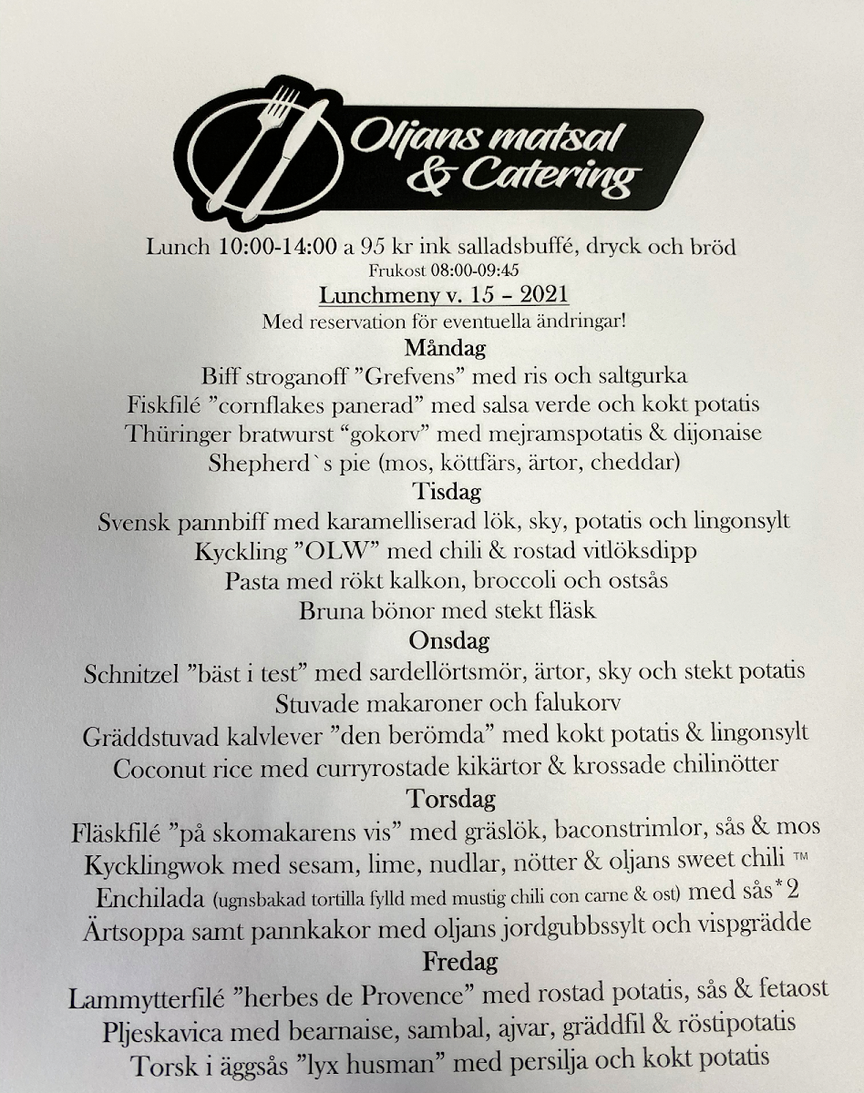 Menu Oljans Matsal & Catering-7