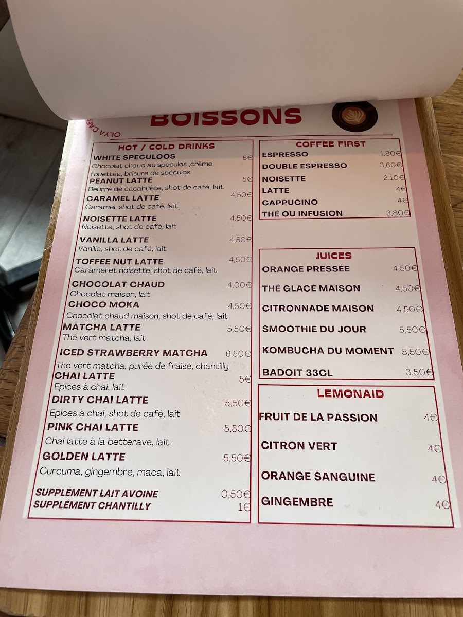 Menu Olya Café-1