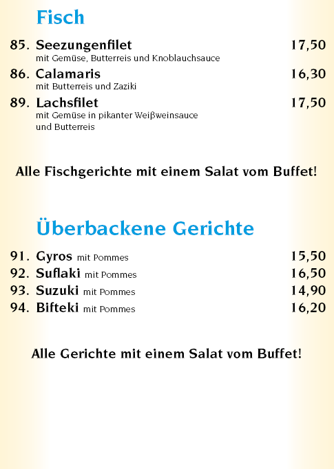 Menu Olympia - Griechisches Restaurant-10