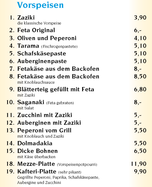 Menu Olympia - Griechisches Restaurant-2