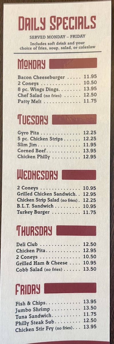 Menu Olympic Grill-5