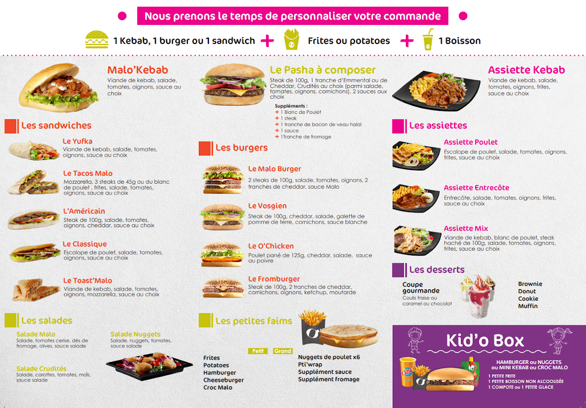 Menu O'malo Restaurant Fast Food-1