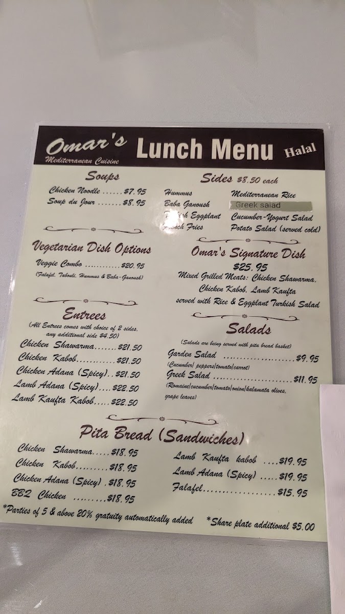 Menu Omars Mediterranean Cuisine-2