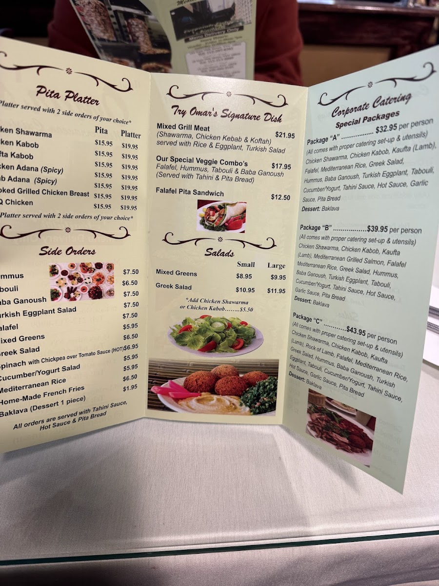 Menu Omars Mediterranean Cuisine-8