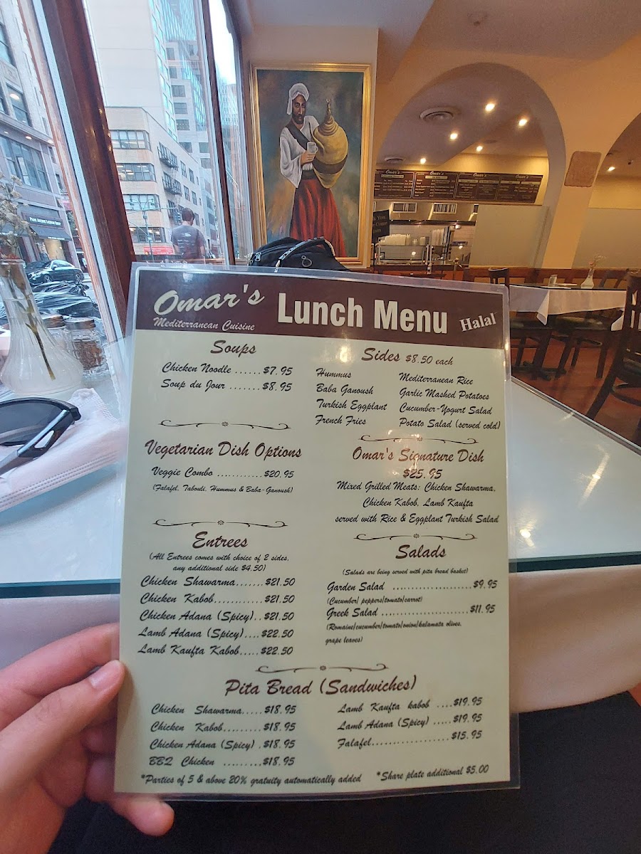 Menu Omars Mediterranean Cuisine-9