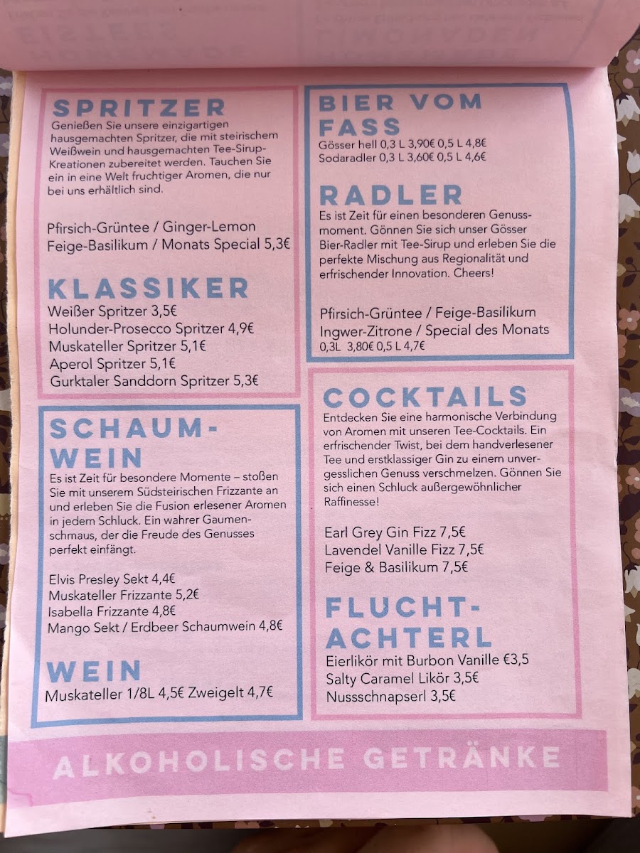 Menu Omas Teekanne Cafe - Brunch - Frühstück - Kuchen-10