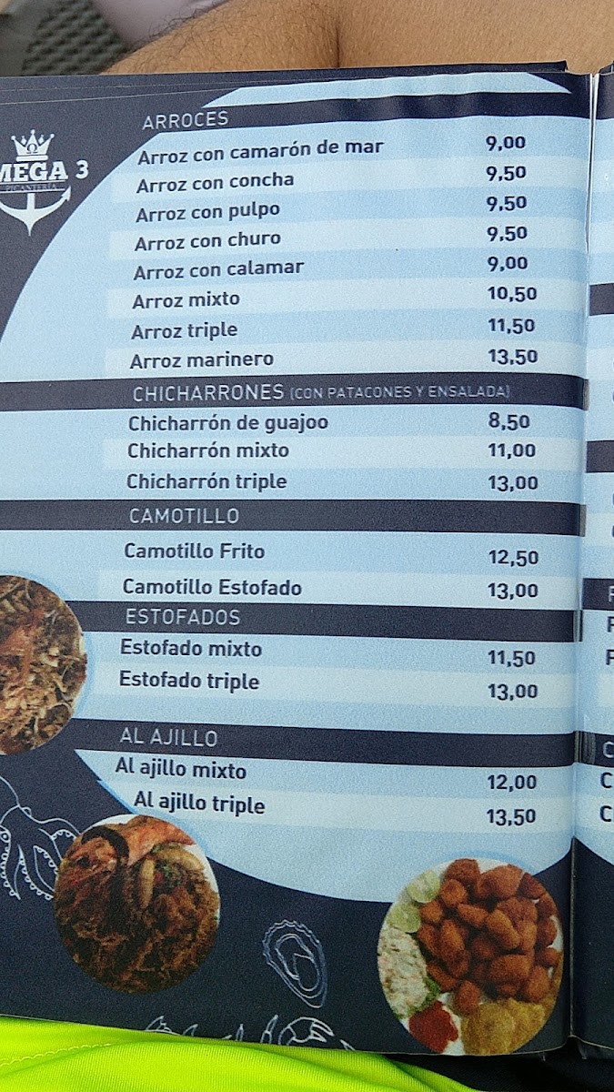 Menu Omega 3, Cevicheria-3