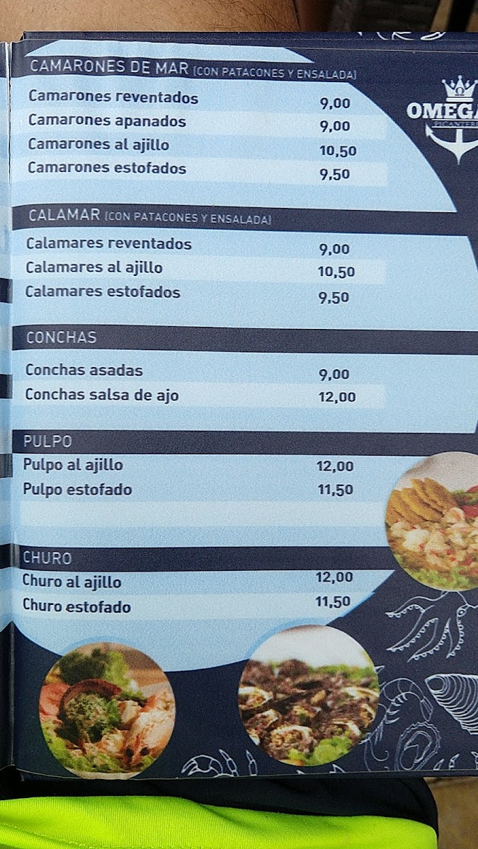 Menu Omega 3, Cevicheria-5