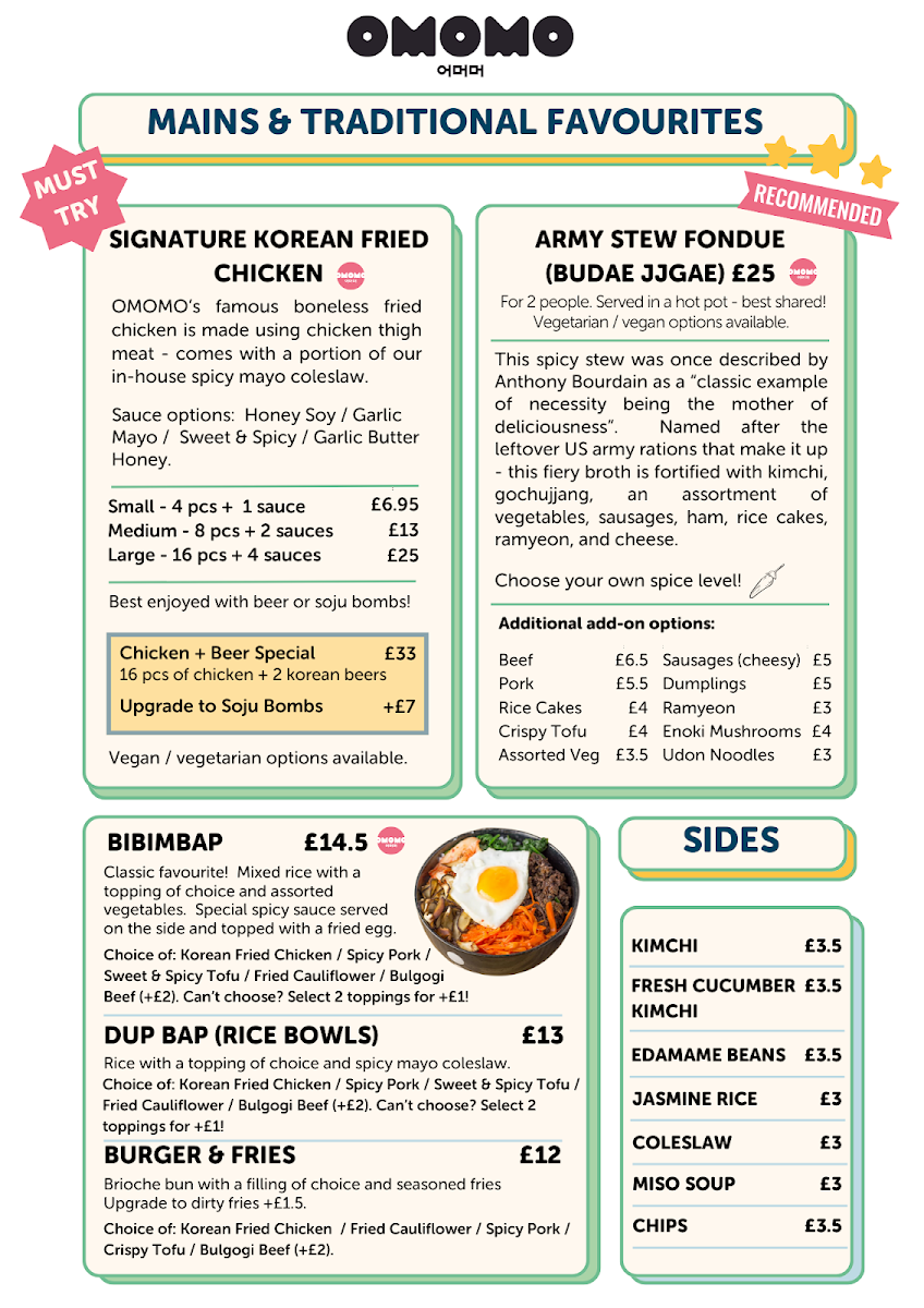 Menu Omomo Korean Street Food + Bubble Tea-2