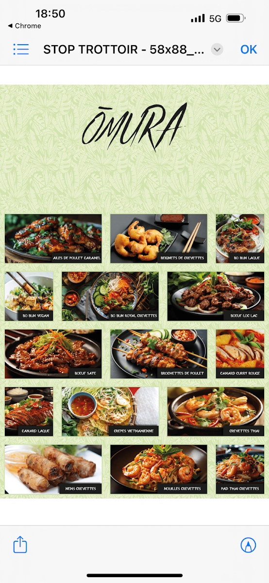 Menu Omura-10