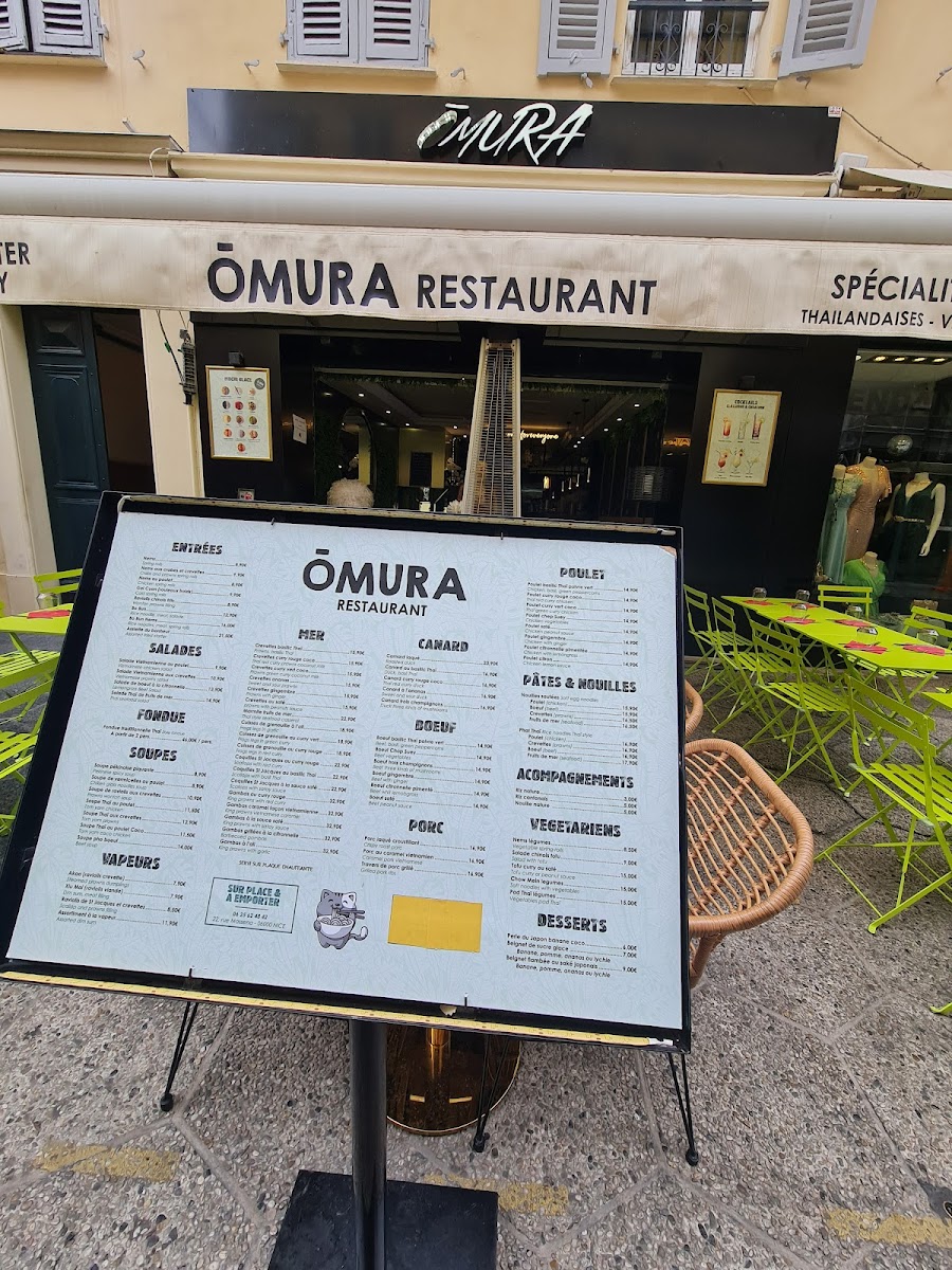 Menu Omura-8