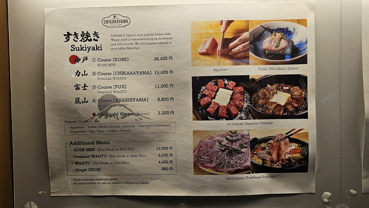 Menu Omurahouse Kinkakuji-4