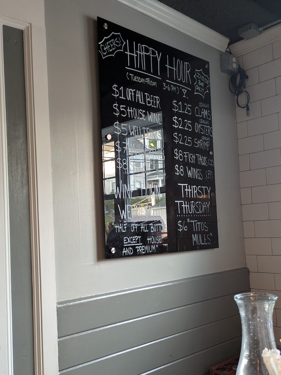 Menu On The Waterfront Restaurant-7