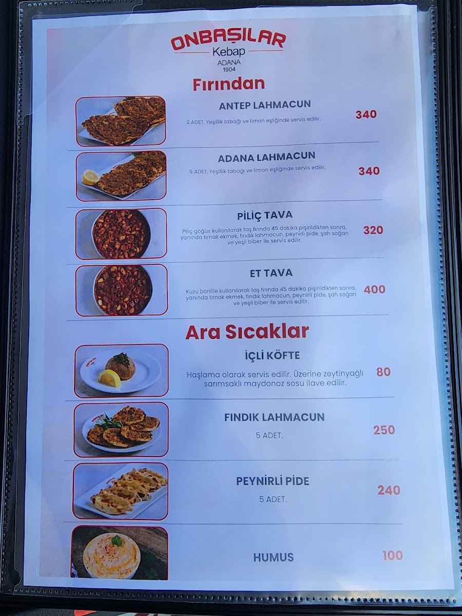 Menu Onbasilar Kebap-8