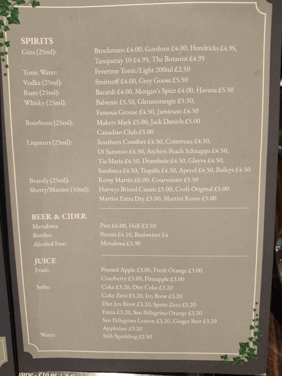 Menu Once Upon A Table-8
