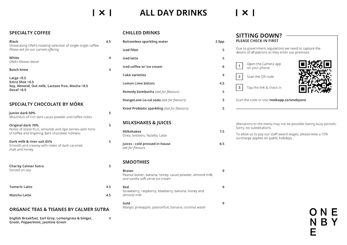 Menu One By One-6