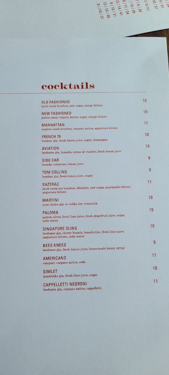 Menu One Eighteen-3