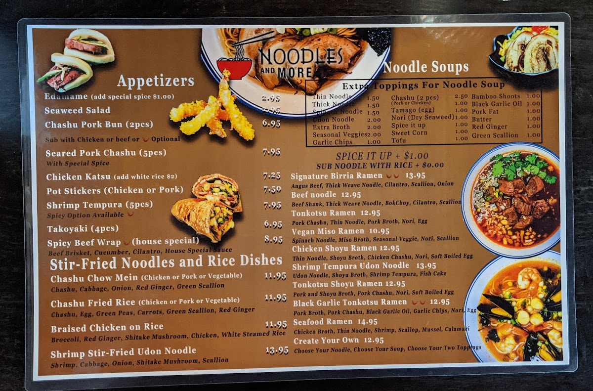 Menu One Noodles And More-8