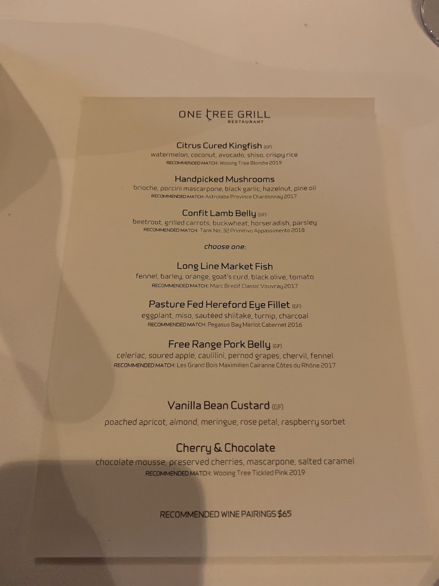 Menu One Tree Grill-4